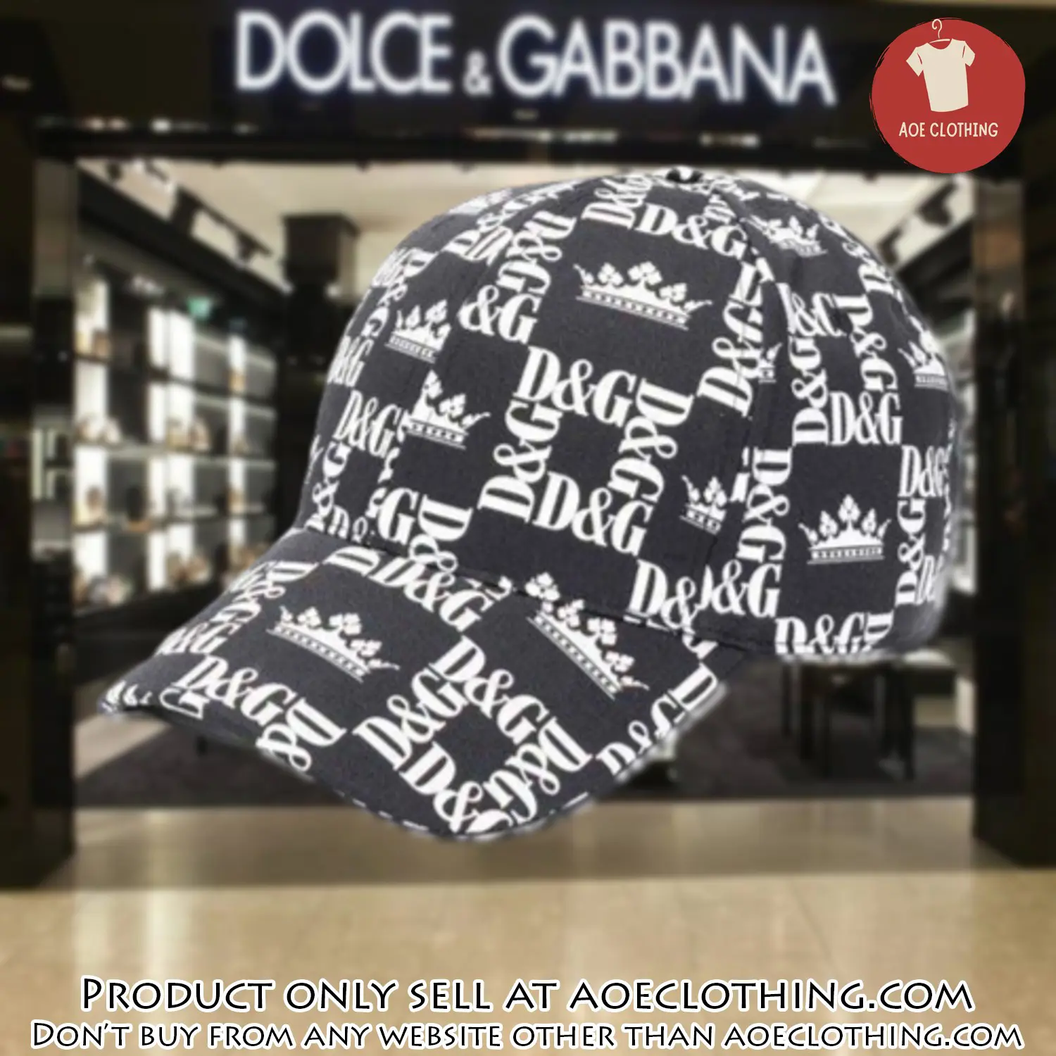 Dolce & gabbana luxury cap print 3d trending cap ctc1089 aoe1013118